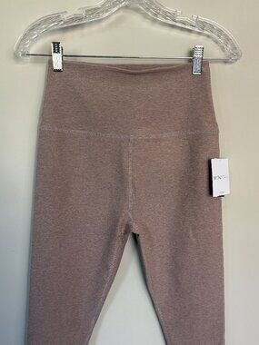 Beyond Yoga Leggings Womens Large Chai High Waisted Soft Spacedye Yoga Pants NWT